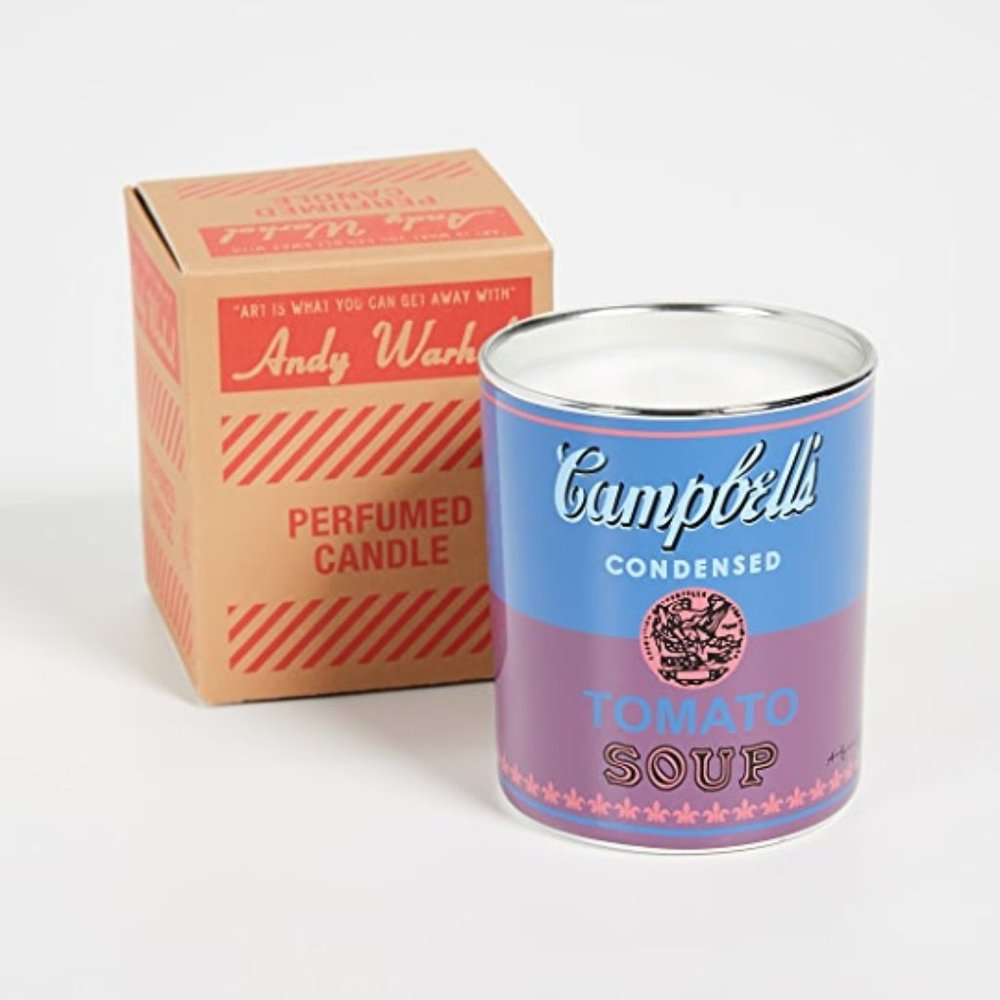 Brand-new in Box Pink & Blue Tomato Soup Candle - Andy Warhol Collection